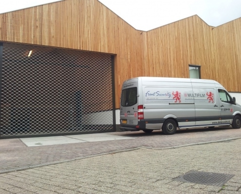 Rolhekken, front security montageservice, beveiliging, diefstal beveiliging, distributie
